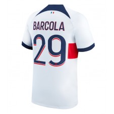 Paris Saint-Germain Bradley Barcola #29 Bortatröja 2023-24 Korta ärmar